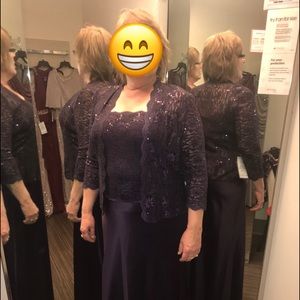 Alex Evenings Long Dress Formal Gown BNWT